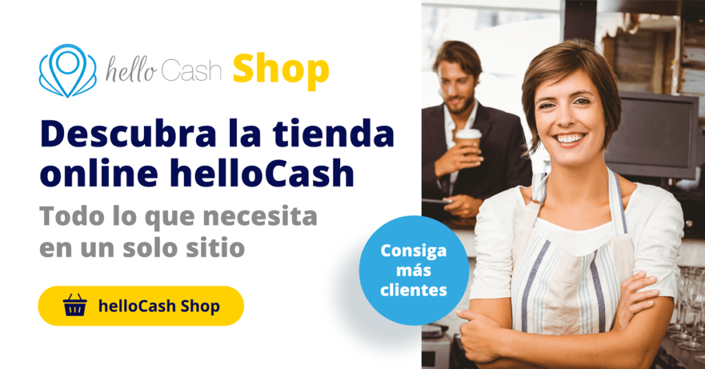 Tienda online helloCash - caja registradora y TPV virtual en línea
