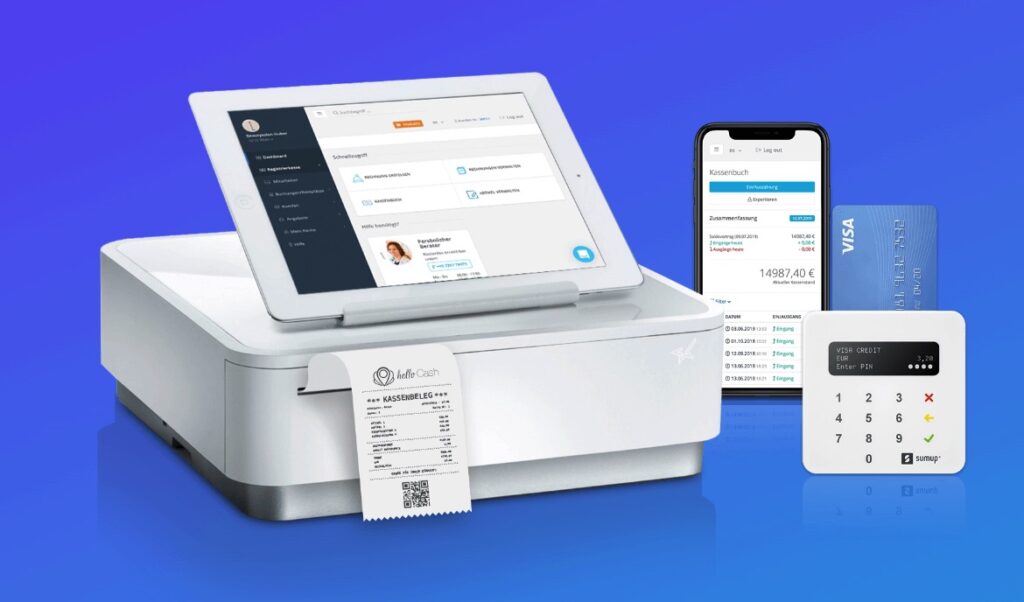 Mobiles Kassensystem für Einzelhandel von helloCash