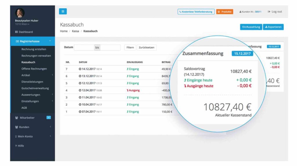 Kosmetiker müssen Businessplan erstellen und mit helloCash Umsatz steigern