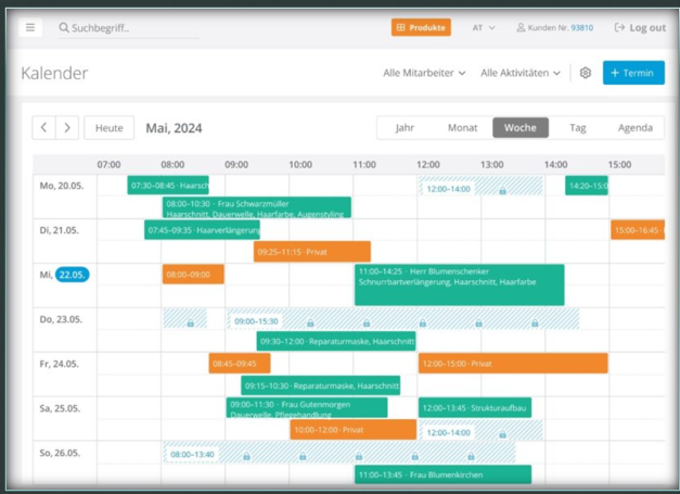 Friseur Kalender