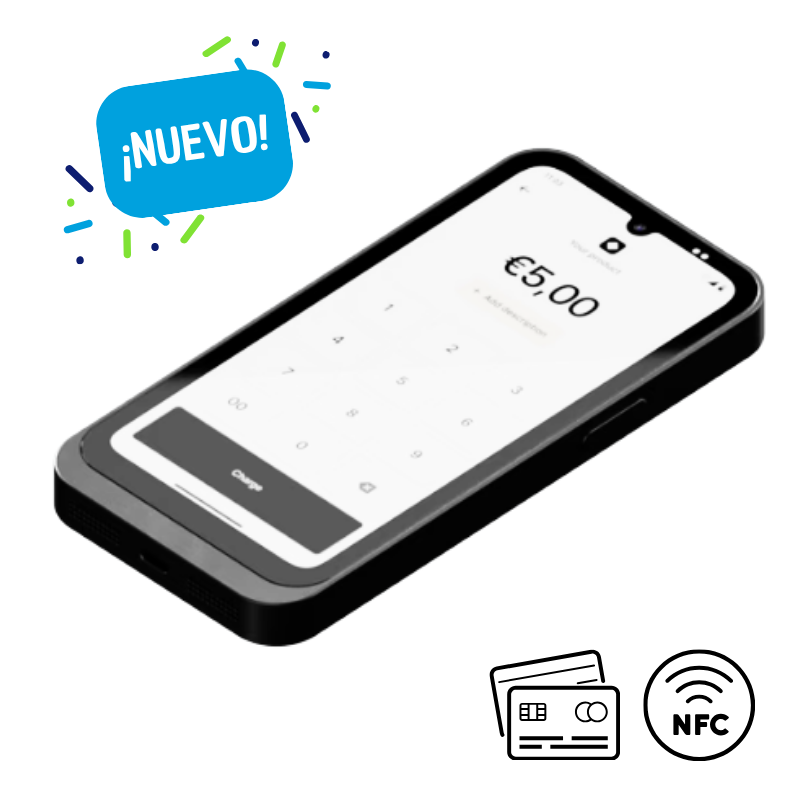 Datáfono terminal helloCash - aceptar pagos con tarjeta in contacto