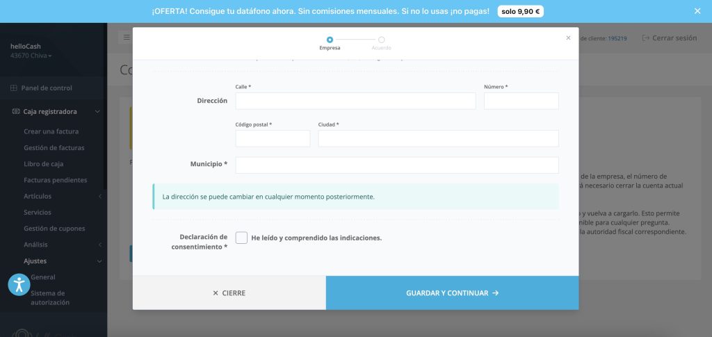 como activar Verifactu en helloCash